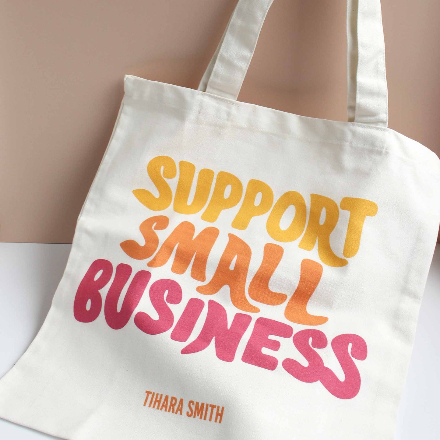 Support Small Business Tote Bag Canvas - Statement Tote Bag – Tihara Smith